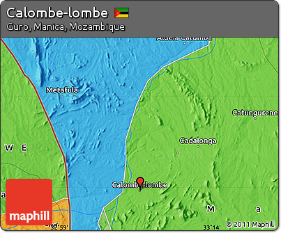 Political Map of Calombe-lombe