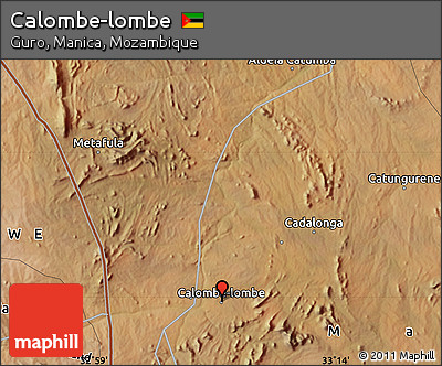 Satellite Map of Calombe-lombe