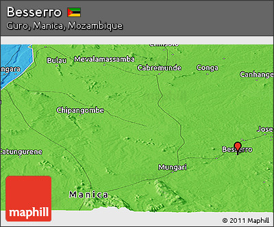 Political Panoramic Map of Besserro