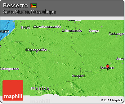 Political Panoramic Map of Besserro