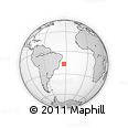 Outline Map of the Area around 16° 59' 54" S, 33° 4' 30" W, rectangular outline