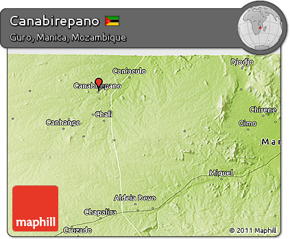 Physical 3D Map of Canabirepano