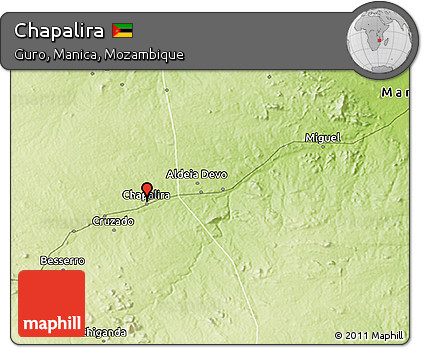 Physical 3D Map of Chapalira
