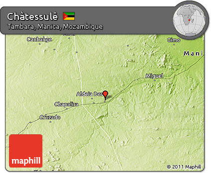 Physical 3D Map of Chàtessulê