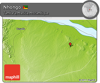 Physical 3D Map of Nhongo