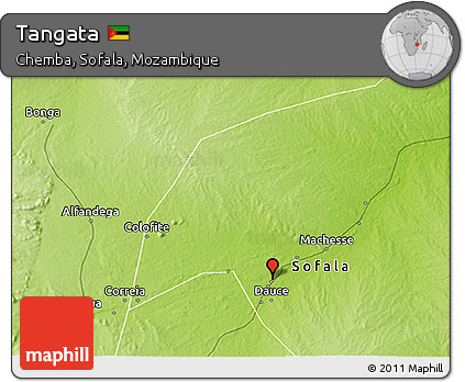 Physical 3D Map of Tangata