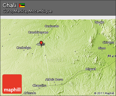 Physical 3D Map of Chali