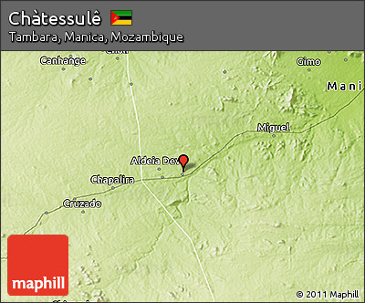 Physical 3D Map of Chàtessulê