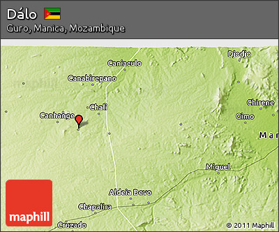 Physical 3D Map of Dálo