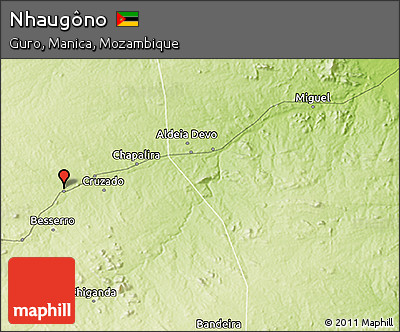 Physical 3D Map of Nhaugôno