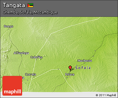 Physical 3D Map of Tangata