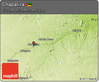 Physical 3D Map of Chapalira