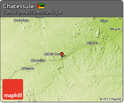 Physical 3D Map of Chàtessulê