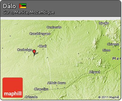 Physical 3D Map of Dálo