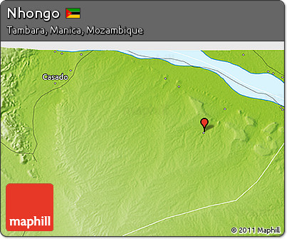 Physical 3D Map of Nhongo