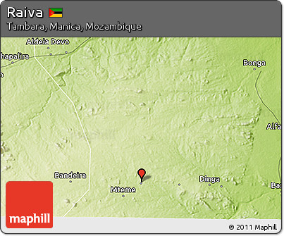 Physical 3D Map of Raiva