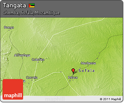 Physical 3D Map of Tangata
