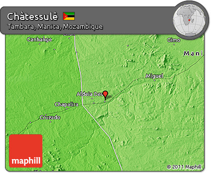 Political 3D Map of Chàtessulê