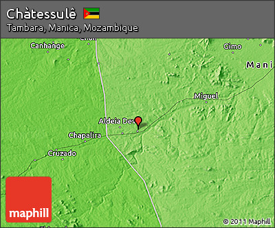 Political 3D Map of Chàtessulê