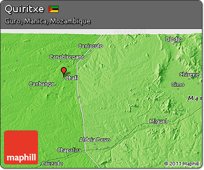 Political 3D Map of Quiritxe
