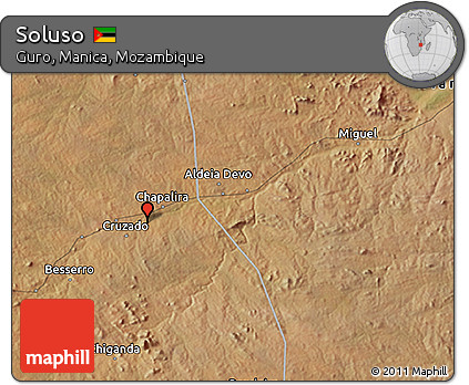 Satellite 3D Map of Soluso