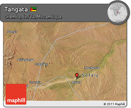 Satellite 3D Map of Tangata