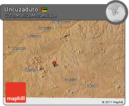 Satellite 3D Map of Uncuzaduto