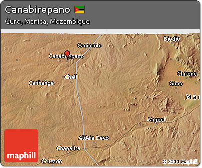 Satellite 3D Map of Canabirepano
