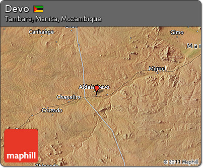 Satellite 3D Map of Devo