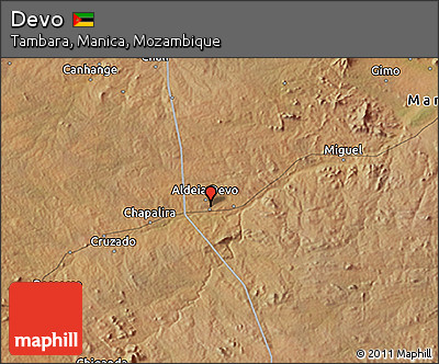 Satellite 3D Map of Devo