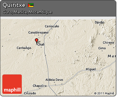 Shaded Relief 3D Map of Quiritxe