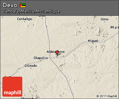 Shaded Relief 3D Map of Devo