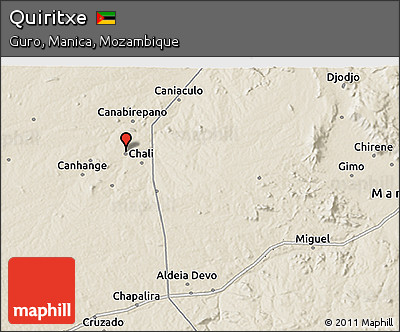 Shaded Relief 3D Map of Quiritxe