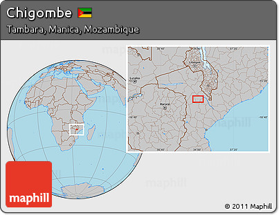 Gray Location Map of Chigombe