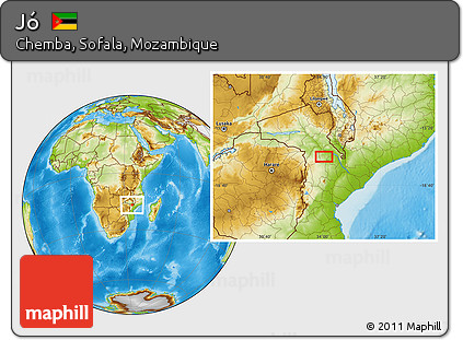 Physical Location Map of Jó