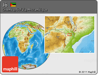 Physical Location Map of Jó