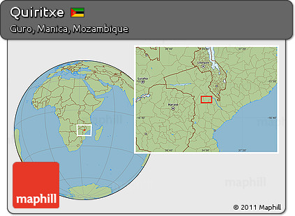 Savanna Style Location Map of Quiritxe