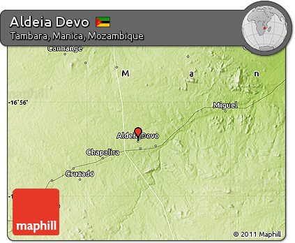 Physical Map of Aldeia Devo