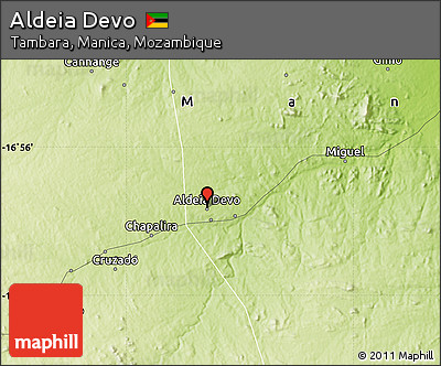Physical Map of Aldeia Devo