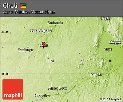 Physical Map of Chali