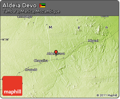 Physical Map of Aldeia Devo