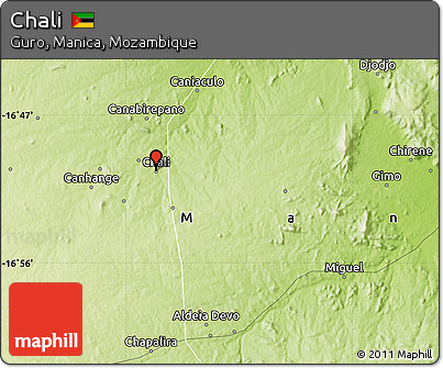 Physical Map of Chali
