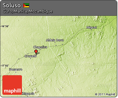 Physical Map of Soluso