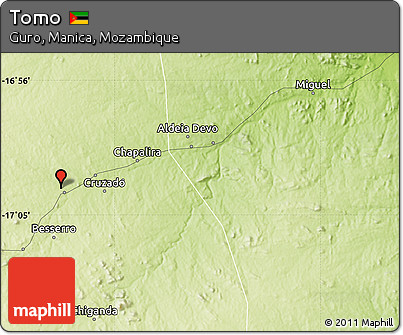 Physical Map of Tomo
