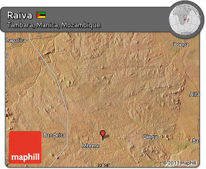 Satellite Map of Raiva