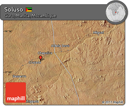 Satellite Map of Soluso