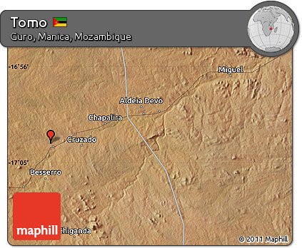 Satellite Map of Tomo
