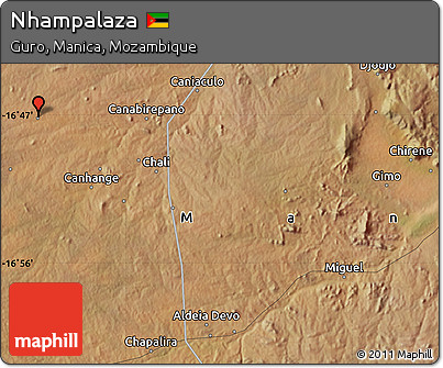Satellite Map of Nhampalaza
