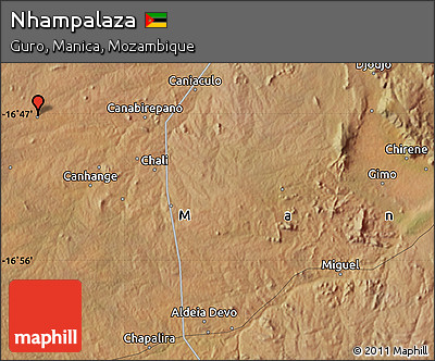 Satellite Map of Nhampalaza