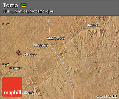 Satellite Map of Tomo